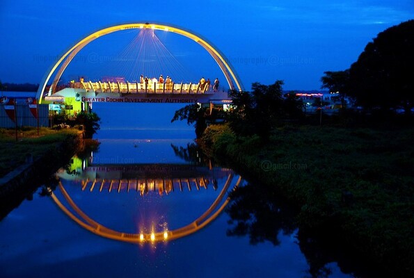 places to visit in ernakulam, places to visit in kerala, rainbow bridge kochi